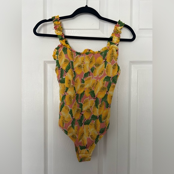 NWT - Farm Rio - Fresh Lemons Bodysuit - Picture 1 of 4
